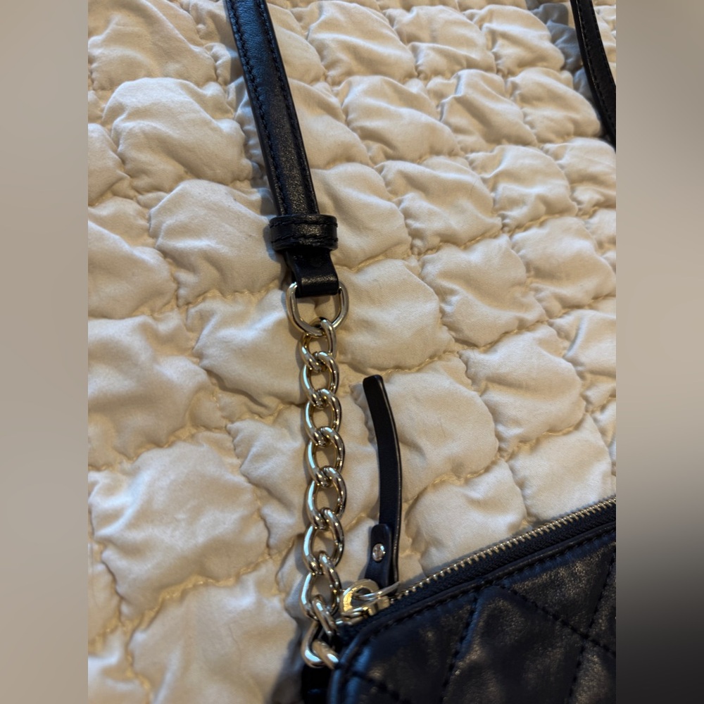KATE SPADE Quilted Black Leather Crossbody Bag - Picture 10 of 11
